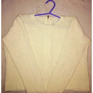 Dressy crop sweater